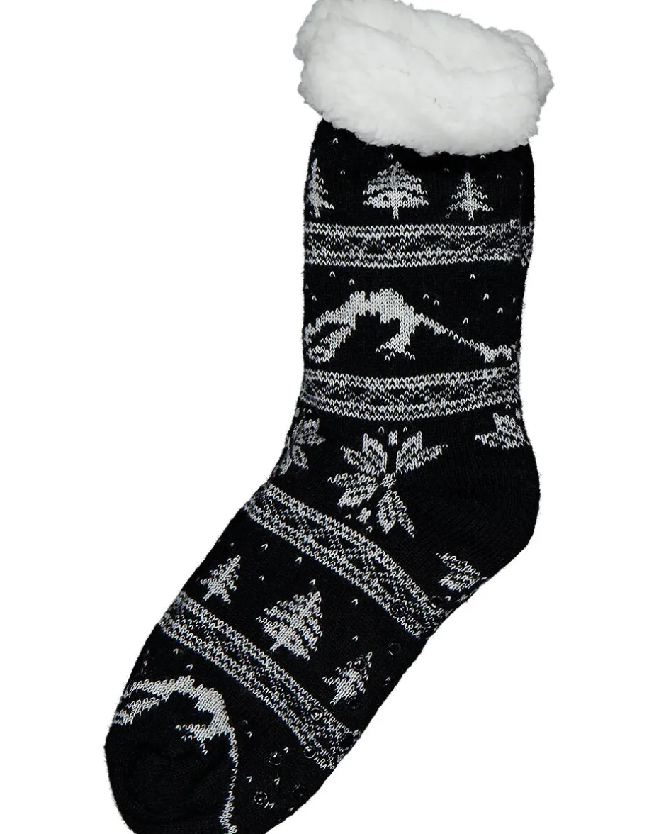 Chaussettes d'intérieur - Noir<Zeeman New