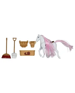 Cheval avec écurie jouet - Blanc<Zeeman Best