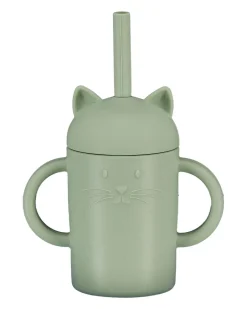 Gobelet avec paille - Vert<Zeeman