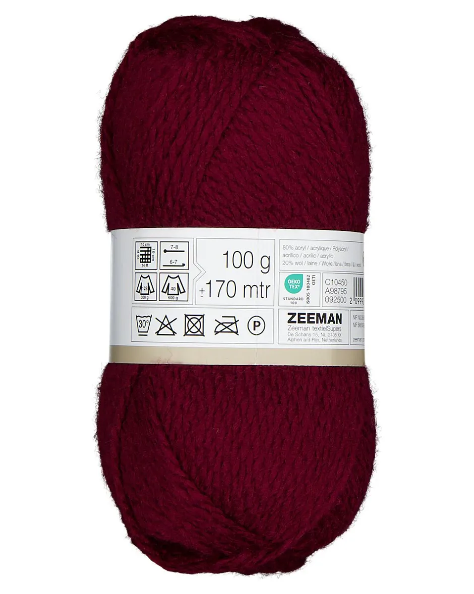 Julia Fil à tricoter - Rouge<Zeeman Discount