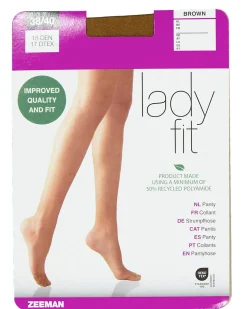 Lady fit Collant - Marron<Zeeman Outlet