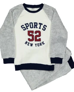 Pyjama 2 pièces - Gris<Zeeman