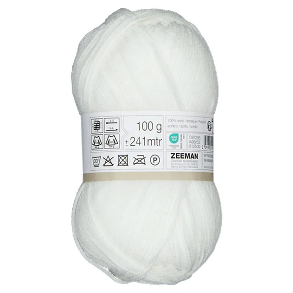 Royal Fil à tricoter - Blanc<Zeeman Clearance