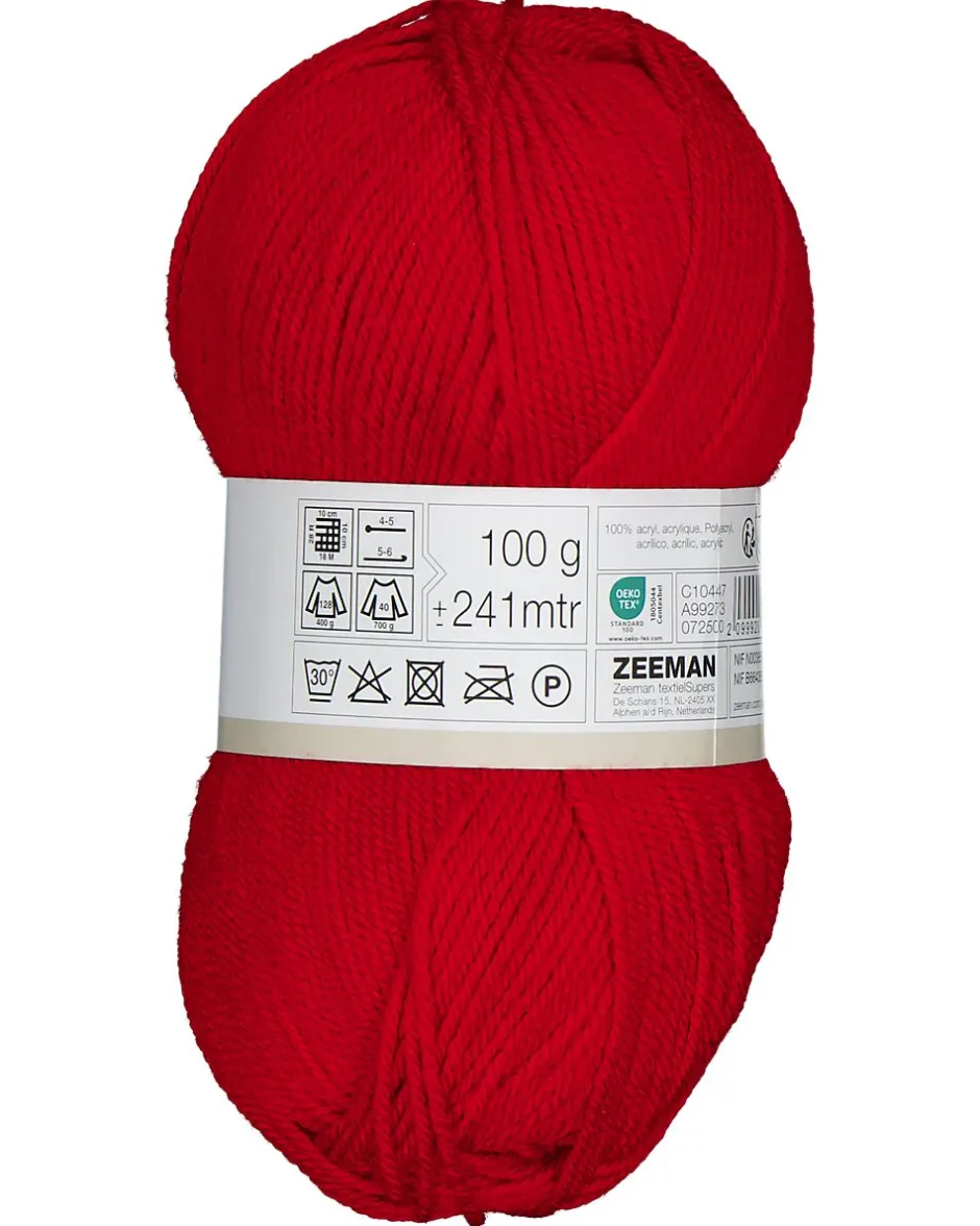 Royal Fil à tricoter - Rouge<Zeeman Outlet